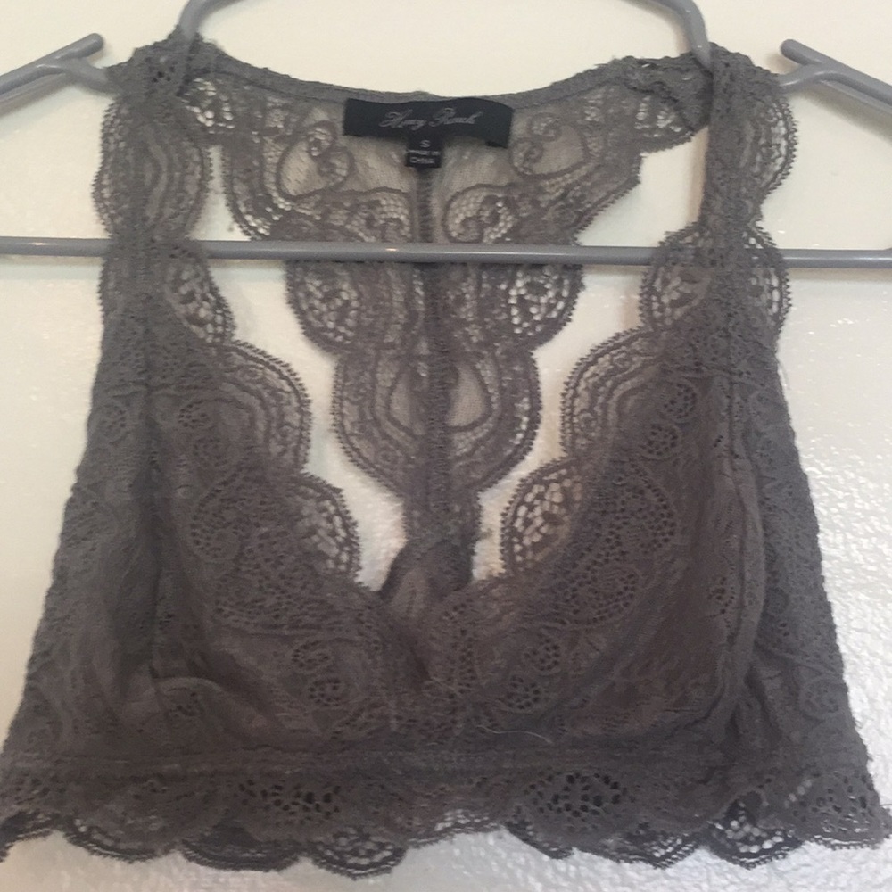 Honey Bunch gray bralette